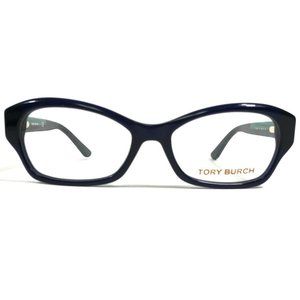 Tory Burch Eyeglasses Frames TY 2037 511 Black Green Cat Eye Full Rim 49-15-140